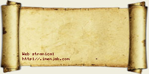 Olga Peruničić vizit kartica